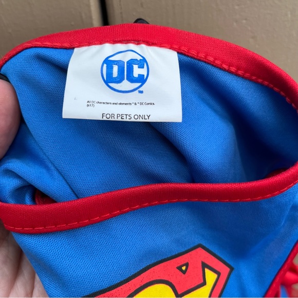 NWT DC Pet Apparel supergirl superman dog Halloween costume - Picture 2 of 9